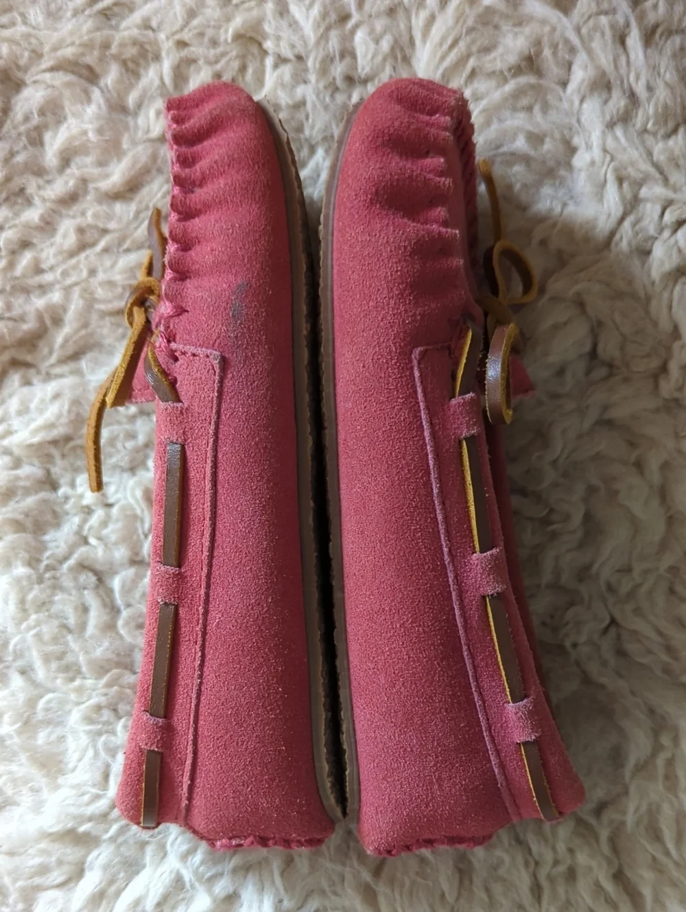 Minnetonka Slippers For Toddler, Pink, Little Kid Size 10